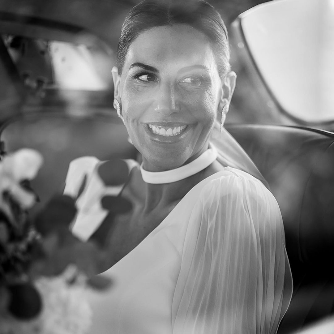clara brea en su boda