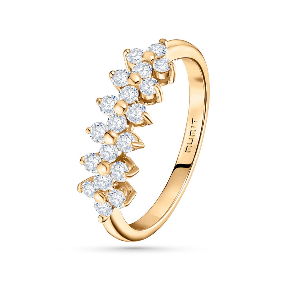 Sortija Cross Oro Amarillo 18 Kt